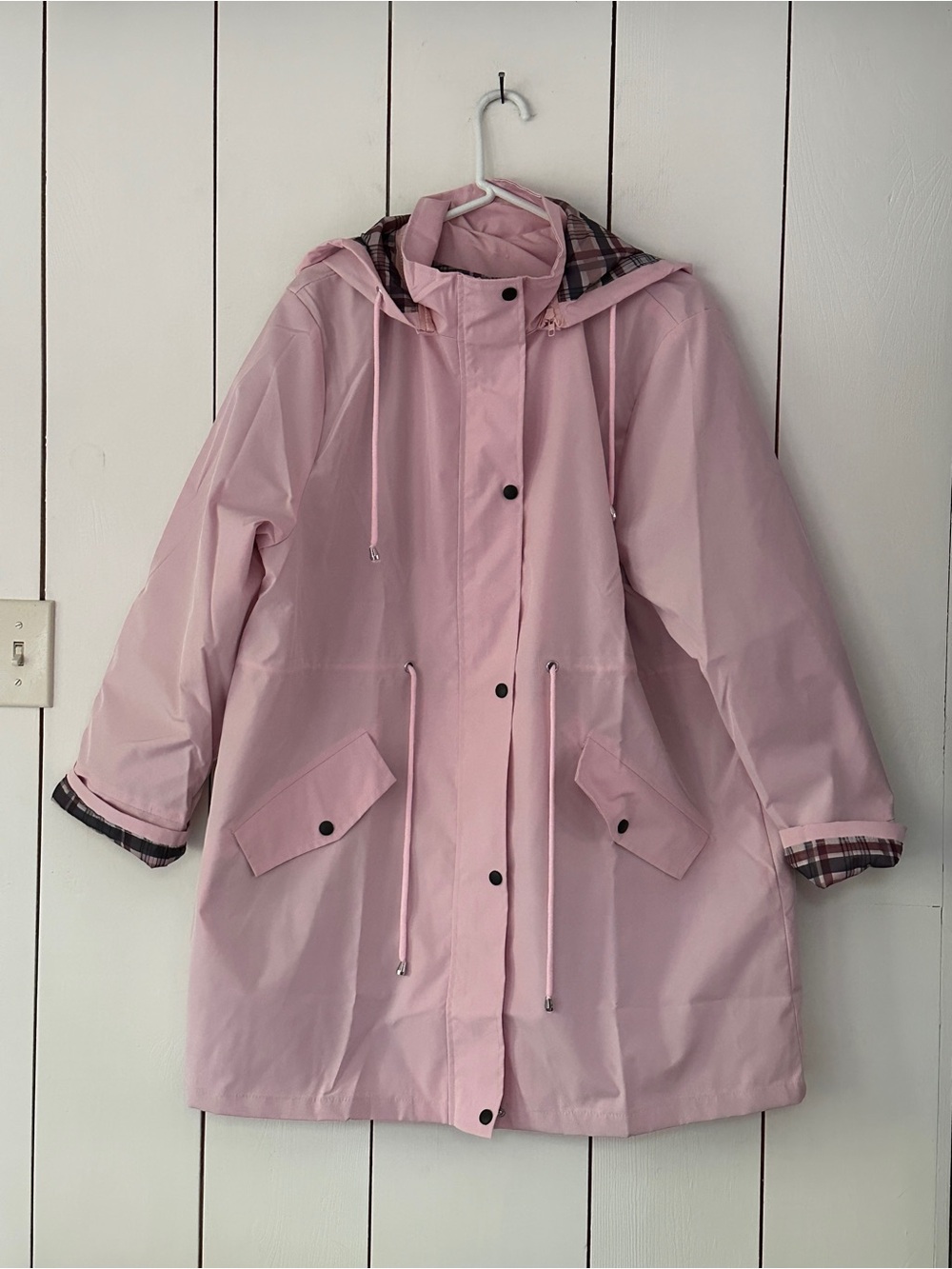Unbranded Petal Pink Hooded Jacket Sz XXXL
